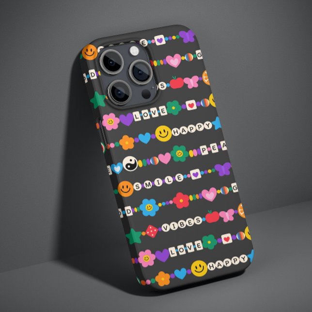 Funda De Case-Mate Para iPhone Groovy Good Vibes Love Smile Retro Bebidas (Subido por el creador)