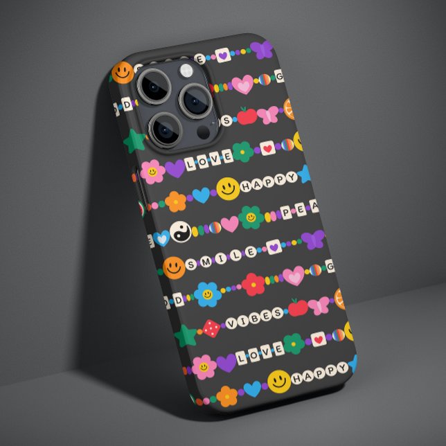 Funda De Case-Mate Para iPhone Groovy Good Vibes Love Smile Retro Bebidas (Subido por el creador)