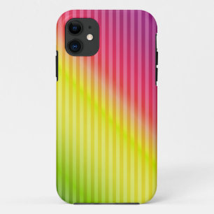 Funda Para iPhone 11 Grosor luminoso del neonato fluorescente gradiente