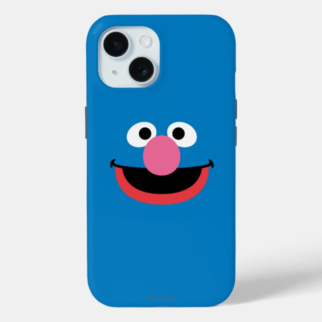 Funda De Case-Mate Para iPhone Grover Face Art (Reverso )