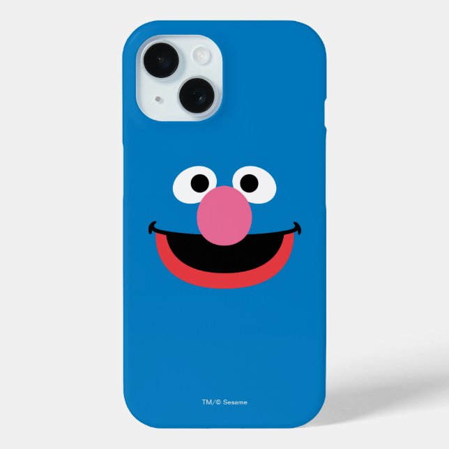 Funda De Case-Mate Para iPhone Grover Face Art (Reverso )