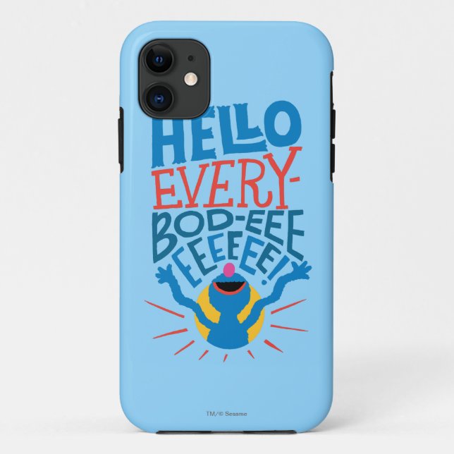 Funda De Case-Mate Para iPhone Grover Hola (Reverso)