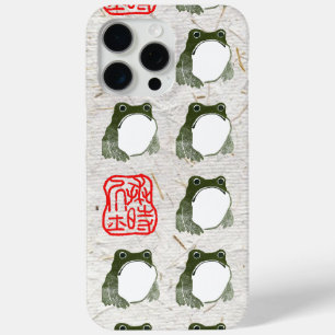 Funda Para iPhone 15 Pro Max Grumpy Tapo De Rana Japonesa Del Siglo XIX
