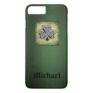 Funda Para iPhone 8 Plus/7 Plus Grundge de moda y afortunado shamrock irlandés per
