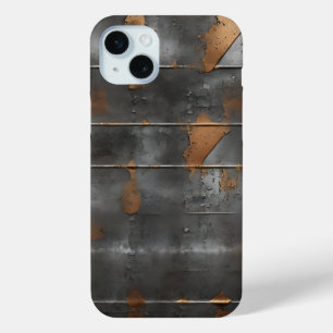 Funda Para iPhone 15 Mini Grunge abstracto de textura metalizado