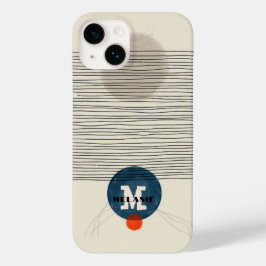 Funda Para iPhone 14 De Case-Mate Grunge aestheticstripes minimal Monogram