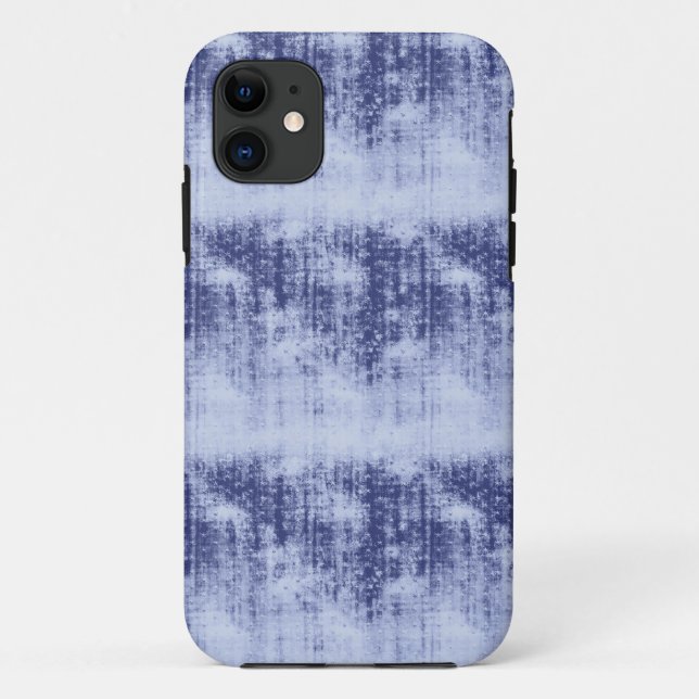 Funda De Case-Mate Para iPhone Grunge Blue Stars (Reverso)