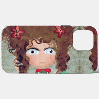 Funda Para iPhone 13 Pro Max Grunge Chica con amor por usted    ReneeCase-Mate 
