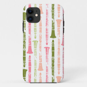 Funda Para iPhone 11 Grunge Clarinet
