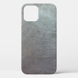 Funda Para iPhone 12 Grunge de textura de fondo metalizado