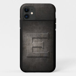 title_seo2 Grunge Metalizado estuche para teléfono con monogr