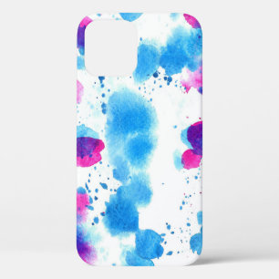 Funda Para iPhone 12 Grunge Stains Textura de acuarela