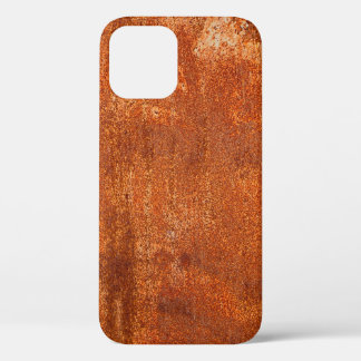 Funda Para iPhone 12 Grunge textura metalizado oxidada. Corrosión oxida