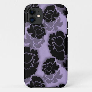 Funda Para iPhone 11 Grungy Floral Decadence BT iPhone 5 Funda, Lilac