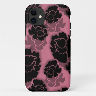 Funda Para iPhone 11 Grungy Floral Decadence BT iPhone 5 Funda, rosa