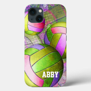 Funda Para iPhone 13 Grungy Girly Volleyball