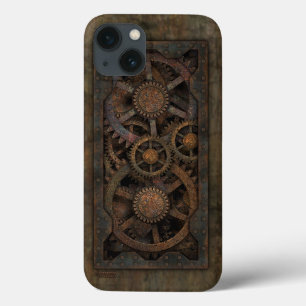 Funda Para iPhone 13 Grungy Industrial Steampunk Machine