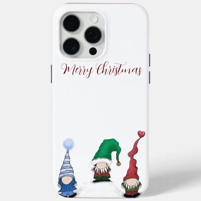Funda De Case-Mate Para iPhone Grupo de Gnomos Adorables (Reverso )