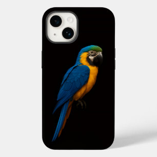 Funda Para iPhone 14 De Case-Mate Guacamayo azul y amarillo iPhone 14 Mate Negro 4 L