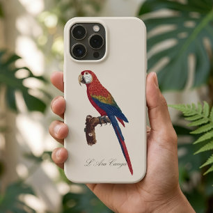 Funda Para iPhone 13 Pro Max Guacamayo Escarlata o Guacamayo Macao, Ara macao