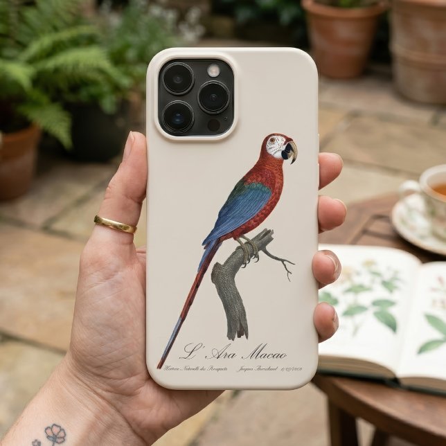 Funda De Case-Mate Para iPhone Guacamayo rojo y verde, Ara chloropterus (Red-and-green Macaw, Ara chloropterus. iPhone Case)