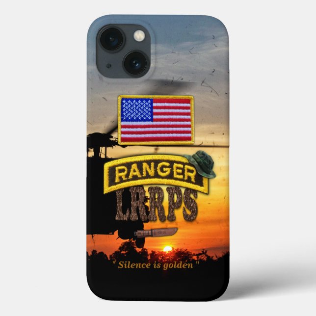 Funda De Case-Mate Para iPhone Guardabosques aéreos del ejército La pestaña de ve (Reverso)
