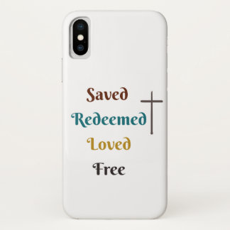 Funda Para iPhone X Guardado...Funda de teléfono gratis