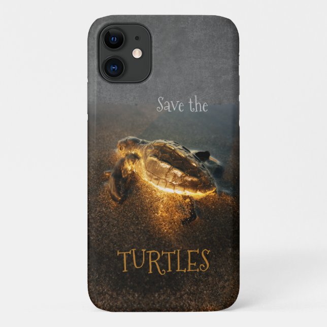 Funda De Case-Mate Para iPhone Guardar el estuche de teléfono 🐢 (personalizable) (Reverso)