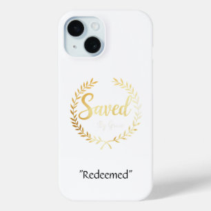 Funda Para iPhone 15 Guardar por Grace Phone Case - Regalo de fe Person