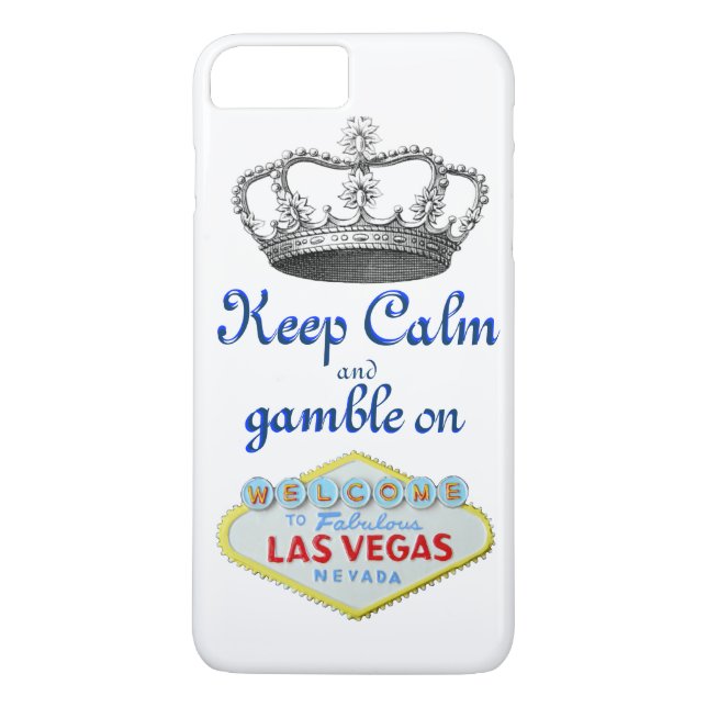 Funda De Case-Mate Para iPhone Guarde el juego tranquilo en Las Vegas (Reverso)