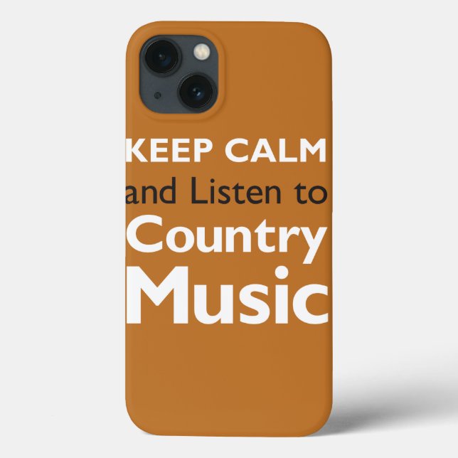 Funda De Case-Mate Para iPhone Guarde el país tranquilo (Reverso)