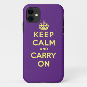 Funda Para iPhone 11 Guarde la calma y continúe