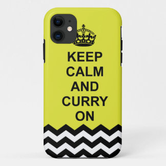 Funda Para iPhone 11 Guarde la calma y el curry en la caja del teléfono