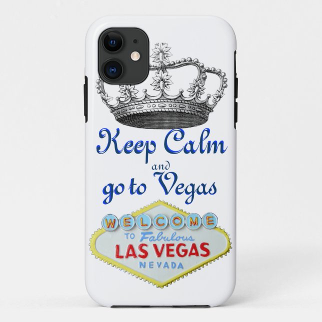 Funda De Case-Mate Para iPhone Guarde Las Vegas tranquilo (Reverso)