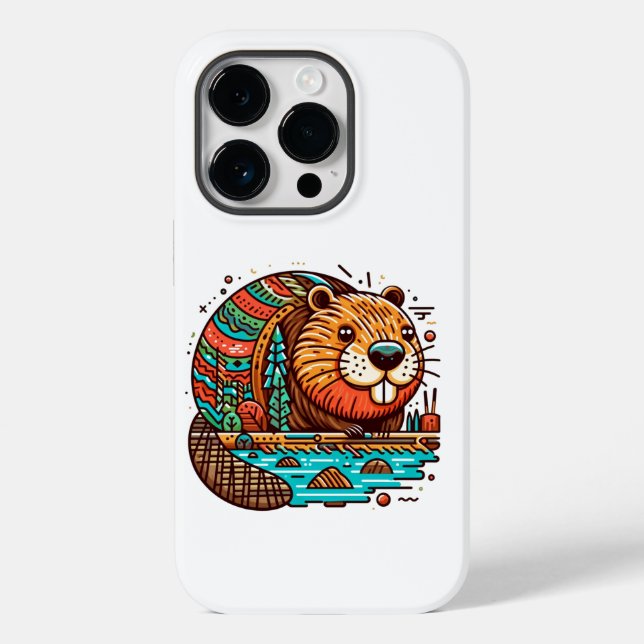 Funda De Case-Mate Para iPhone Guardián de la naturaleza (Reverso )