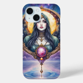 Funda Para iPhone 15 Guardián de sueños ligado a la luna – Guardián de
