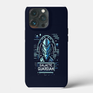 Funda Para iPhone 13 Pro Guardián galáctico del futurismo de ciencia ficció