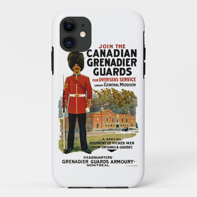 Funda De Case-Mate Para iPhone Guardias de granadero de Canadá (Reverso)