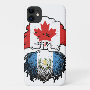 Funda Para iPhone 11 Guatemala Raíces de árbol canadiense guatemalteco