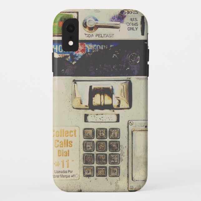 Funda De Case-Mate Para iPhone Guay Abandonó Payphone (Reverso)