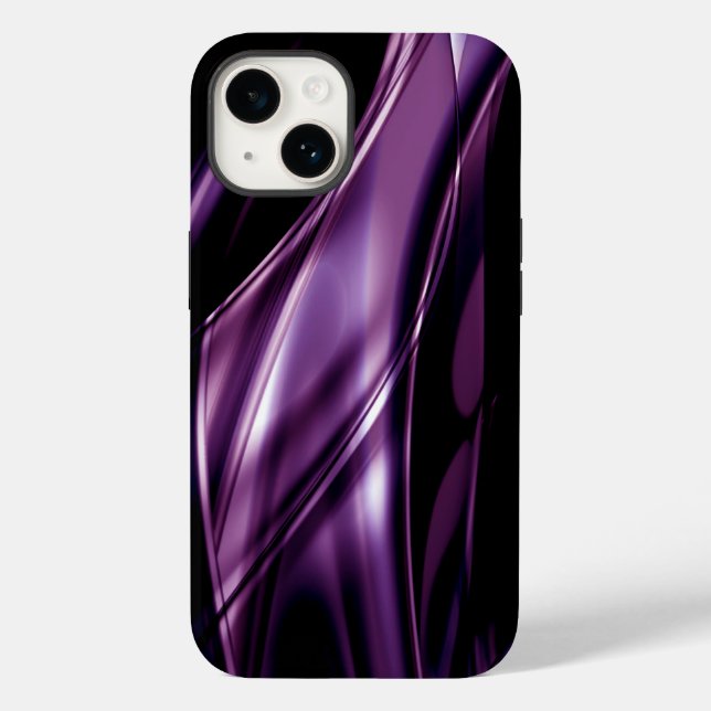 Funda De Case-Mate Para iPhone Guay Abstract Purple Ladies (Reverso )