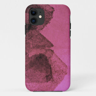 Funda Para iPhone 11 Guay, arte de diseño de pintura rosa moderno único