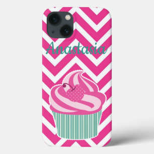 Funda Para iPhone 13 Guay, asombrosos, pastelitos rosados con tu nombre