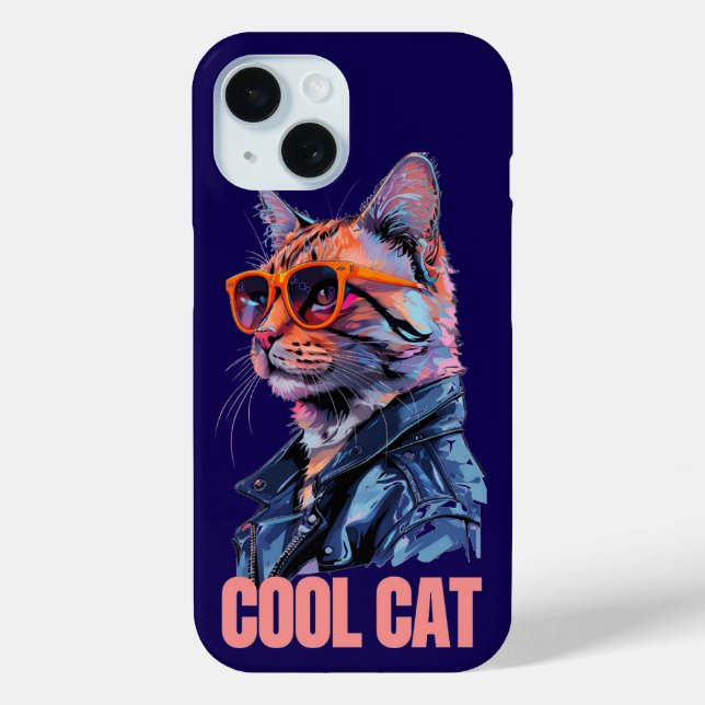 Funda De Case-Mate Para iPhone Guay Cat (Reverso )