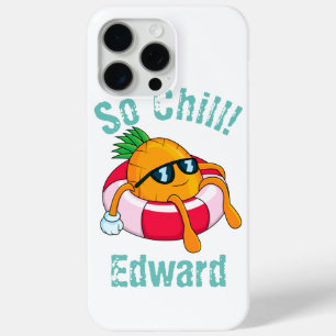Funda Para iPhone 15 Pro Max Guay Chill Pineapple