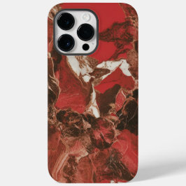 Funda Para iPhone 14 Pro Max De Case-Mate Guay de mármol negro rojo