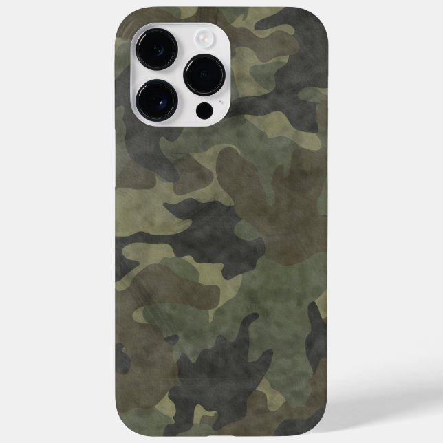 Funda De Case-Mate Para iPhone Guay Grunge Khaki Camo (Reverso)
