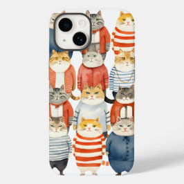 FUNDA PARA iPhone 14 DE Case-Mate GUAY HIPSTER CATS