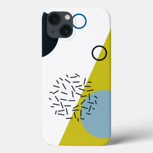 Funda Para iPhone 13 Guay, moderno, moderno, geométrico verde Memphis
