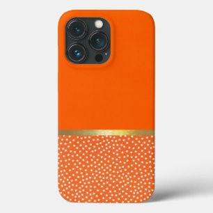Funda Para iPhone 13 Pro Guay Polka Dots Naranja Popsicle diseño